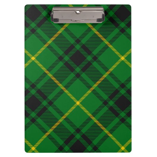 Clan MacArthur Tartan Klembord (Voorkant)