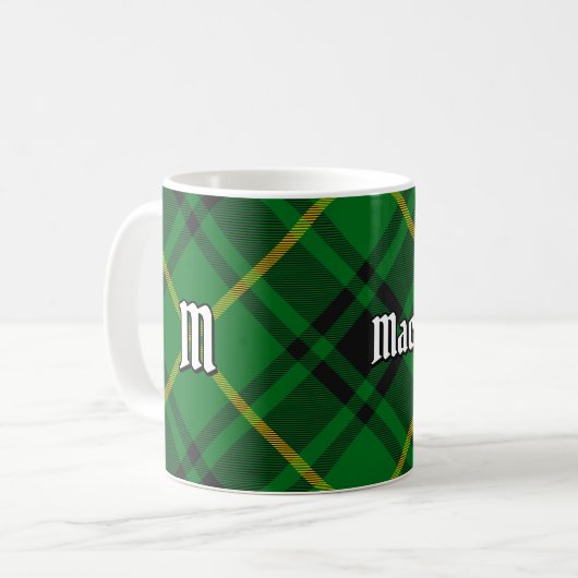 Clan MacArthur Tartan Koffiemok (Voorkant links)