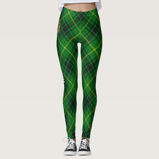 Clan MacArthur Tartan Leggings (Voorkant)