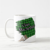 Clan MacArthur Tartan Paint Brush Cup Mok (Links)