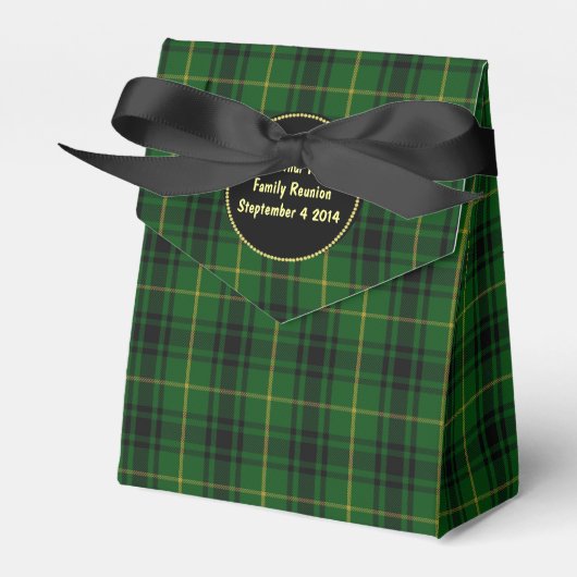 Clan MacArthur Tartan Pset Favor Gift Box Bedankdoosjes (Voorkant Zijde)