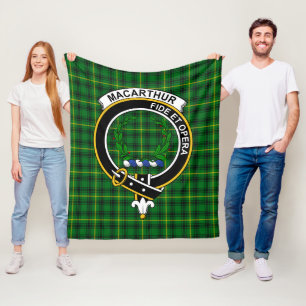 Clan MacArthur Tartan Pset Fleece Deken