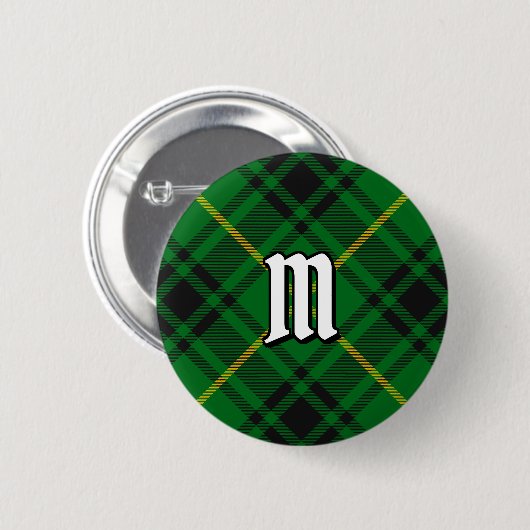 Clan MacArthur Tartan Ronde Button 5,7 Cm (Voorkant /achterkant)
