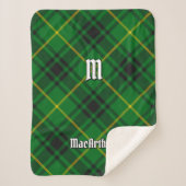 Clan MacArthur Tartan Sherpa Deken (Voorkant)