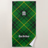 Clan MacArthur Tartan Strandlaken (Voorkant)