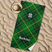 Clan MacArthur Tartan Strandlaken