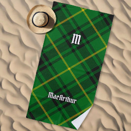 Clan MacArthur Tartan Strandlaken