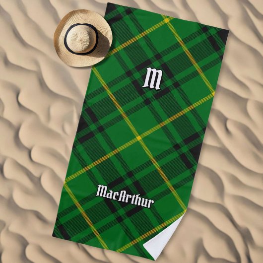Clan MacArthur Tartan Strandlaken