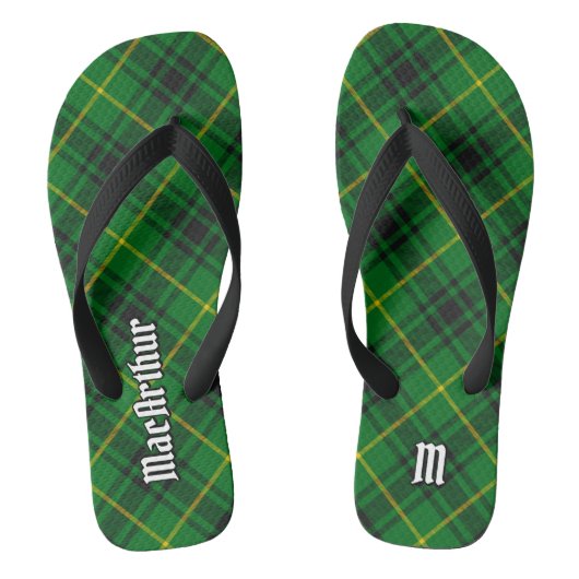 Clan MacArthur Tartan Teenslippers (Voetbed)