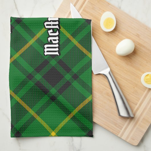 Clan MacArthur Tartan Theedoek (Quarter Fold)