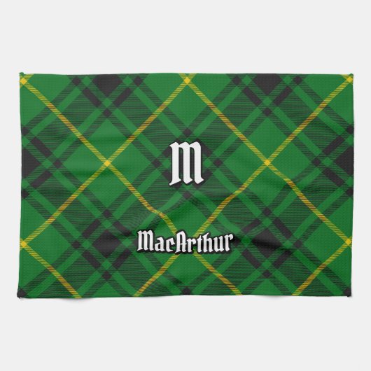 Clan MacArthur Tartan Theedoek (Horizontaal)