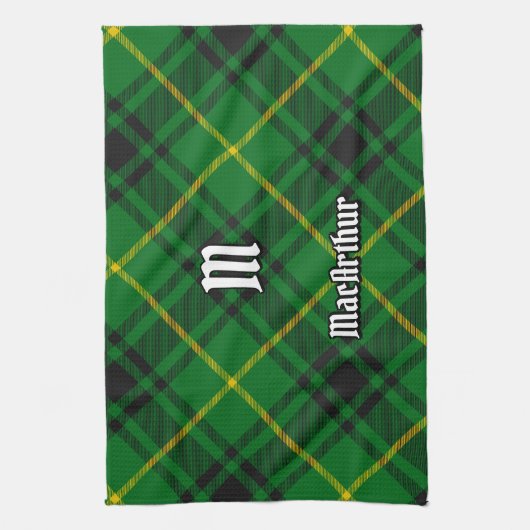 Clan MacArthur Tartan Theedoek (Verticaal)