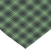 Clan MacArthur Zwart en Groen Schots Tartan Korte Tafelloper (Hoek)