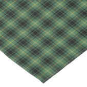 Clan MacArthur Zwart en Groen Schots Tartan Tafelkleed (Gekanteld)