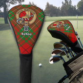 Clan MacAulay Crest boven Tartan Golfheadcover