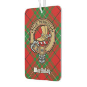 Clan MacAulay Crest boven Tartan Luchtverfrisser (Links)