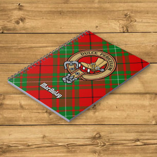 Clan MacAulay Crest boven Tartan Notitieboek