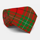 Clan MacAulay Crest boven Tartan Stropdas (Opgerold)