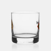 Clan MacAulay Crest boven Tartan Whisky Glas (Links)