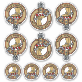 Clan MacAulay Crest Sticker Set