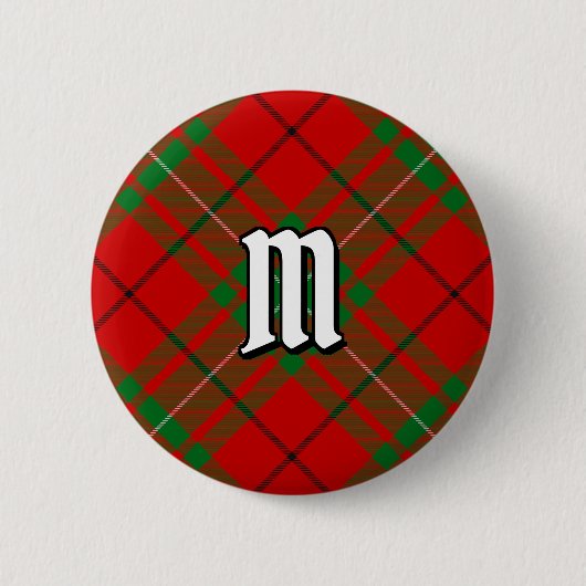 Clan MacAulay Tartan Button (Voorkant)