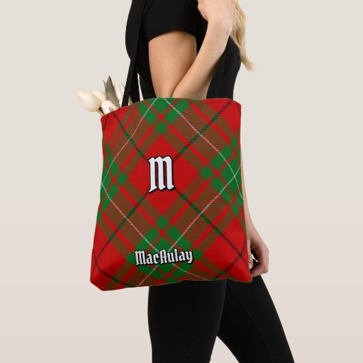 Clan MacAulay Tartan Canvas tas (Dichtbij)