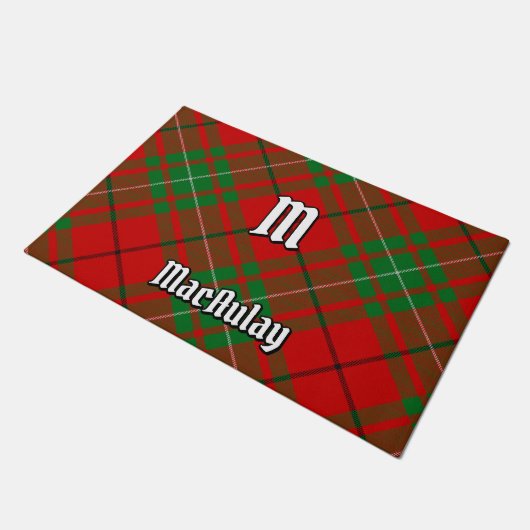 Clan MacAulay Tartan Deurmat (Schuin)