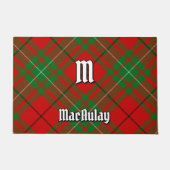 Clan MacAulay Tartan Deurmat (Voorkant)