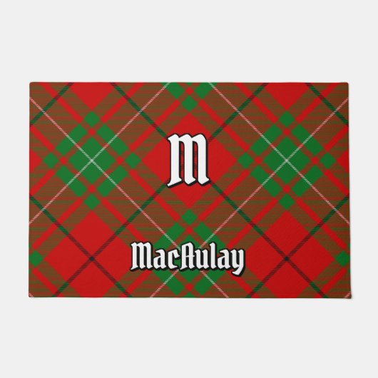 Clan MacAulay Tartan Deurmat (Voorkant)