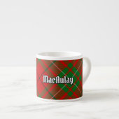 Clan MacAulay Tartan Espresso Cup Kop (Voorkant rechts)