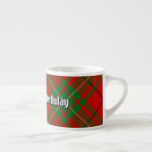 Clan MacAulay Tartan Espresso Cup Kop (Rechts)