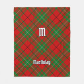 Clan MacAulay Tartan Fleece Deken (Voorkant)