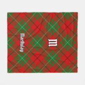 Clan MacAulay Tartan Fleece Deken (Voorkant (Horizontaal))