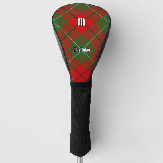 Clan MacAulay Tartan Golf Head Hoesje Golfheadcover (Voorkant)