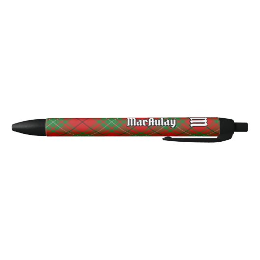 Clan MacAulay Tartan Inktpen Zwarte Inkt Pen (Bodem)