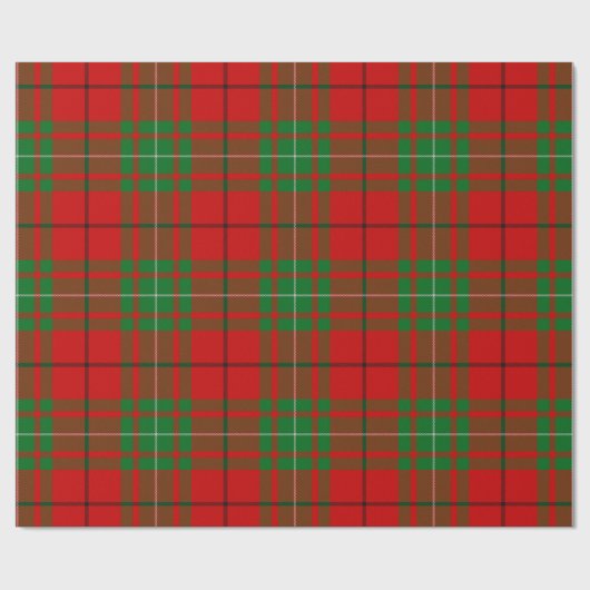 Clan MacAulay Tartan inpakpapier (Vlak)