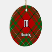 Clan MacAulay Tartan Keramisch Ornament (Rechts)