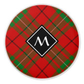 Clan MacAulay Tartan Keramische knop (Voorkant)