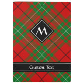 Clan MacAulay Tartan Klembord (Achterkant)