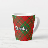 Clan MacAulay Tartan Latte Mok (Rechterhoek)