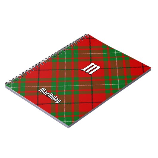 Clan MacAulay Tartan Notitieboek (Linkerzijde)