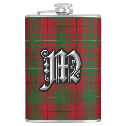 Clan MacAulay Tartan Old Scotland Flask Heupfles (Voorkant)