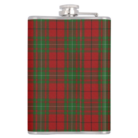 Clan MacAulay Tartan Old Scotland Flask Heupfles (Achterkant)