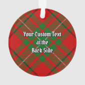 Clan MacAulay Tartan Ornament (achterkant)