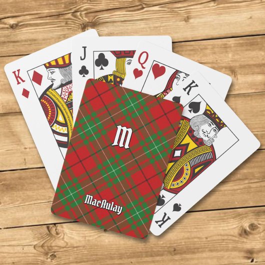 Clan MacAulay Tartan Speelkaarten