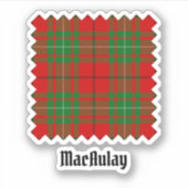 Clan MacAulay Tartan Sticker (Voorkant)