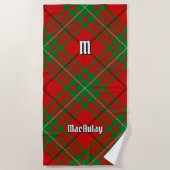Clan MacAulay Tartan strandlaken (Voorkant)