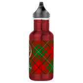 Clan MacAulay-wapen boven tartan Waterfles (Rechts)