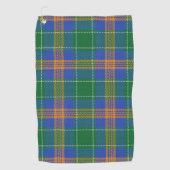 Clan MacAuliffe McAuliffe Irish Tartan Golfhanddoek (Voorkant)