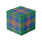 Clan MacAuliffe McAuliffe Tartan House Blessing Kubus (Achter hoekig)